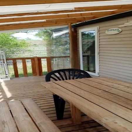 La Roque D'Antheron - Mobile-Home - 6 Pers - 3 Ch - Piscine Bagian luar foto