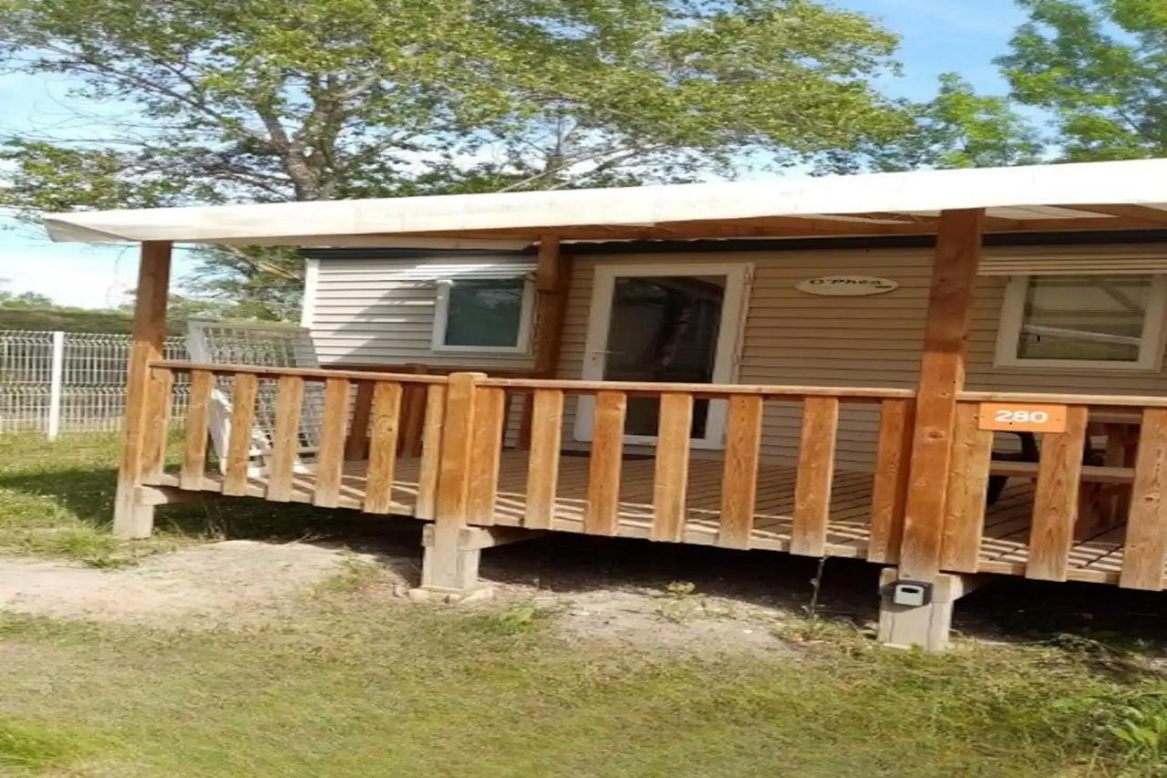 La Roque D'Antheron - Mobile-Home - 6 Pers - 3 Ch - Piscine Bagian luar foto